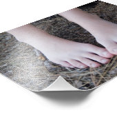 Kellie Feet Foto Print (Ecke)