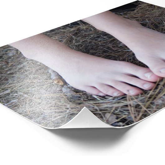 Kellie Feet Foto Print (Ecke)