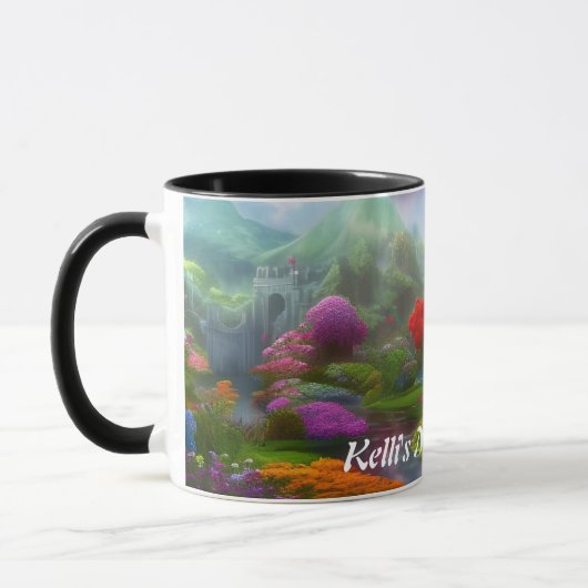 Kellis Morgen-Tee Personalisiert anpassbar Tasse (Links)
