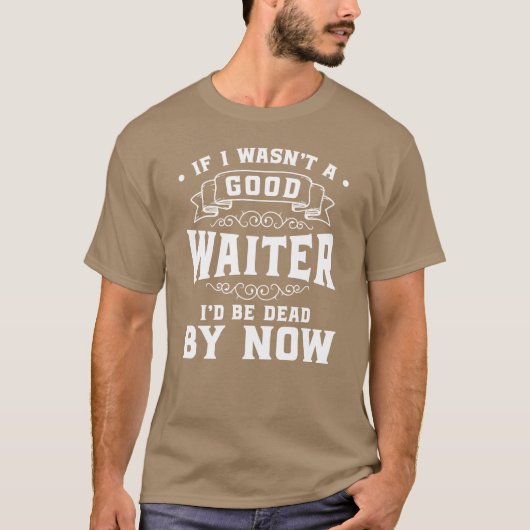 Kellner Essen Party Junge T-Shirt (Vorderseite)