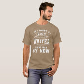 Kellner Essen Party Junge T-Shirt (Vorne ganz)