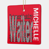 Kellner Extraordinaire CUSTOM Keramikornament (Links)