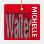 Kellner Extraordinaire CUSTOM Keramikornament (Rückseite)