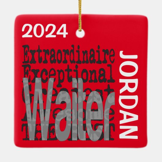 Kellner Extraordinaire CUSTOM Keramikornament (Rückseite)