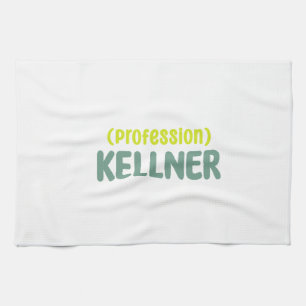 Kellner job geschirrtuch