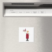 Kellner mit Wein Magnet (In Situ (Geschirrspüler))