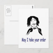 Kellner Postkarte (Vorne/Hinten)