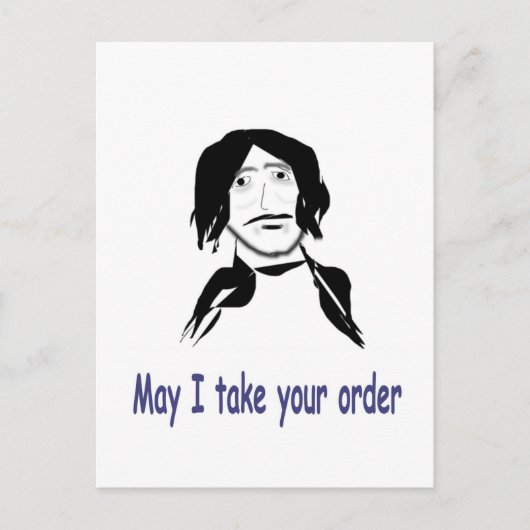 Kellner Postkarte (Vorderseite)