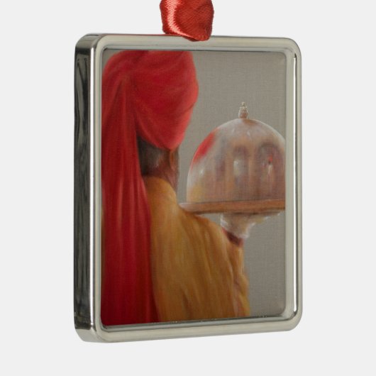 Kellner Rambagh Palast 2010 Ornament Aus Metall (Rechts)