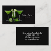 Kellner/vegetarisches/gesundes Leben/rohe Visitenkarte (Vorne/Hinten)