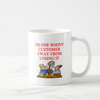 KELLNERIN cudtomer Witz Kaffeetasse