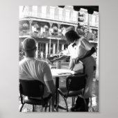 Kellnerin im Cafe' du Monde New Orleans, Louisiana Poster (Vorne)