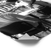 Kellnerin im Cafe' du Monde New Orleans, Louisiana Poster (Ecke)