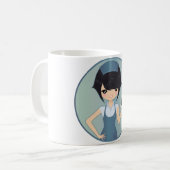 Kellnerin Kaffeetasse (Vorderseite Links)