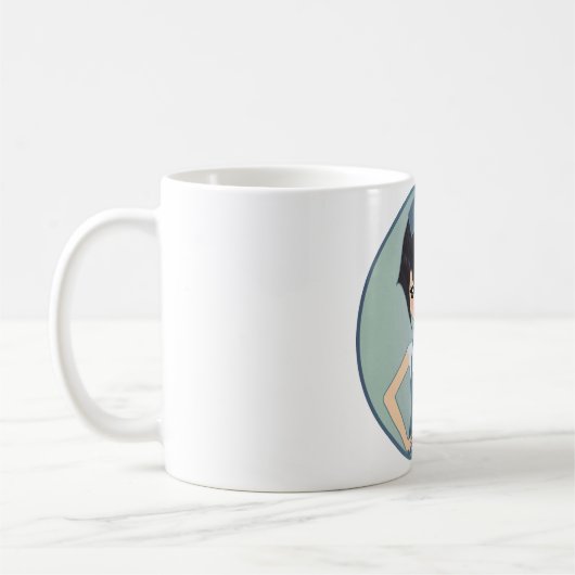Kellnerin Kaffeetasse (Links)