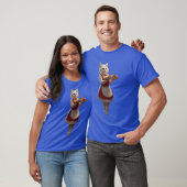 Kellnerin Katze vintage T-Shirt (Unisex)