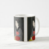 Kellnerin mit einem Tablett von Hashiguchi Goyo Kaffeetasse (VorderseiteRechts)