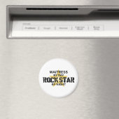 Kellnerin Rock Star für Nacht Magnet (In Situ (Geschirrspüler))