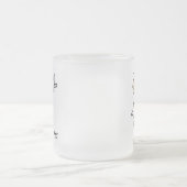 Kellnerin Stock Figur Mattglastasse (Mittel)