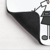 Kellnerin Stock Figur Mousepad (Ecke)
