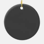 Kellnerin Weihnachten Santa Server Xmas Keramik Ornament (Hinten)