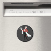 Kellnerin Weihnachten Santa Server Xmas Magnet (In Situ (Geschirrspüler))