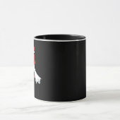 Kellnerin Weihnachten Santa Server Xmas Tasse (Zentrum)