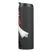 Kellnerin Weihnachten Santa Server Xmas Thermosbecher (Nach rechts gedreht)