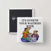 Kellnerinwochenwitz Button (Vorne & Hinten)