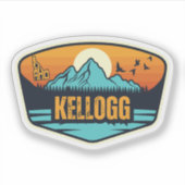 Kellogg, Idaho Aufkleber (Vorderseite)