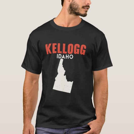 Kellogg Idaho USA Staat Amerika Reisen Idahoan T-Shirt (Vorderseite)