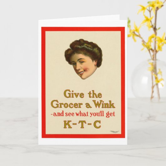 "Kellogg's Cereal Advertisement" Grußkarte Karte (Gelbe Blume)