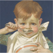Kellogg's Kids, 1920 by J. C. Leyendecker Aufkleber (Vorderseite)