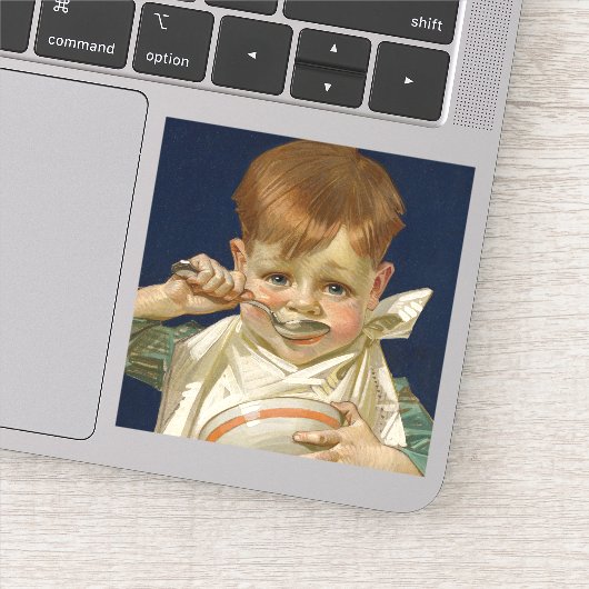 Kellogg's Kids, 1920 by J. C. Leyendecker Aufkleber (Detail)