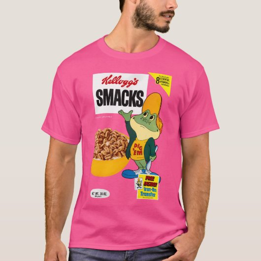 Kellogg's Smacks Breakfast Cereal Box Art Dig 'Em T-Shirt (Vorderseite)