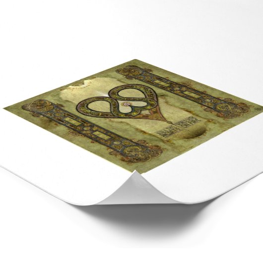 Kells Heartflamme Poster (Ecke)