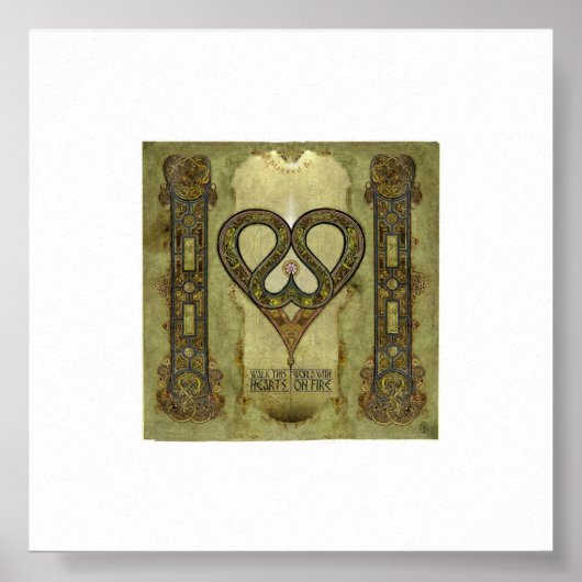 Kells Heartflamme Poster (Vorne)