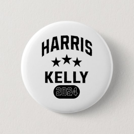 Kelly 2024 für den Präsidenten Vintag gekrönter Ba Button (Vorderseite)