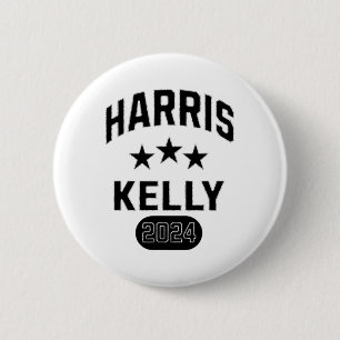 Kelly 2024 Für Präsident Vintage Gebogene Baseball Button