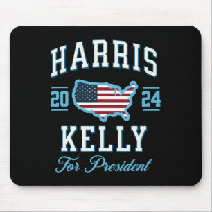 Kelly 2024 Präsidentschaftswahl unter US-Flagge Vi Mousepad