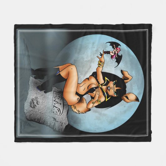 KELLY als vampi Fleecedecke (Vorderseite (Horizontal))