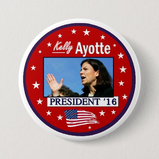 Kelly Ayotte für Präsidenten 2016 Button (Vorderseite)