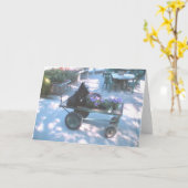 Kelly Boo auf Blume Warteliste Karte (Gelbe Blume)