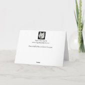 Kelly Boo bei Grand Canyon Grußkarte Karte (Rückseite)