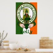 Kelly Clan Motto Poster Print (Küche)
