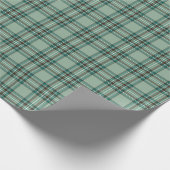 Kelly Clan Tartan Irish Kariert Pattern Geschenkpapier (Ecke)
