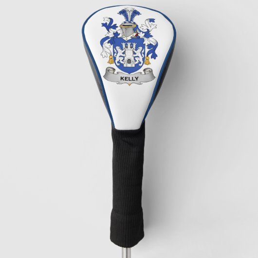 Kelly Coat of Arms Golf Head Cover Headcover (Vorderseite)