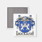Kelly Coat of Arms Magnet (Vorderseite/Rückseite)