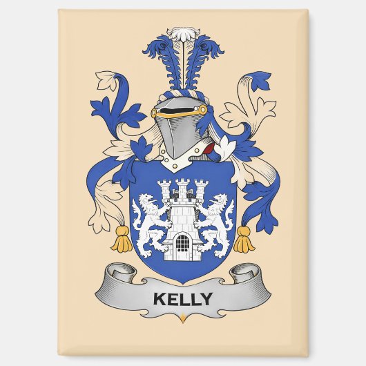 Kelly Coat of Arms Magnet (Vorderseite)