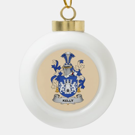 Kelly Coat of Arms Ornament (Vorderseite)